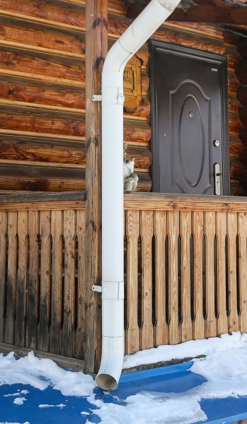 Cost of Porch Downspout Installation in Traverse City