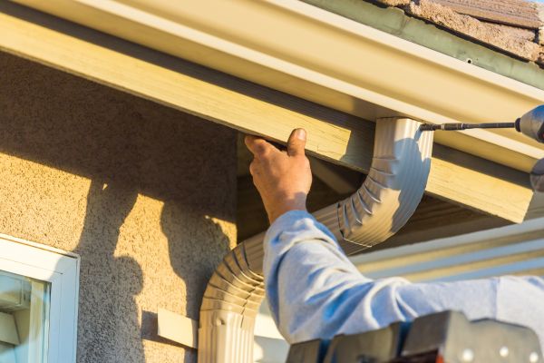 Cost of Aluminum Rain Gutter Service in Traverse City